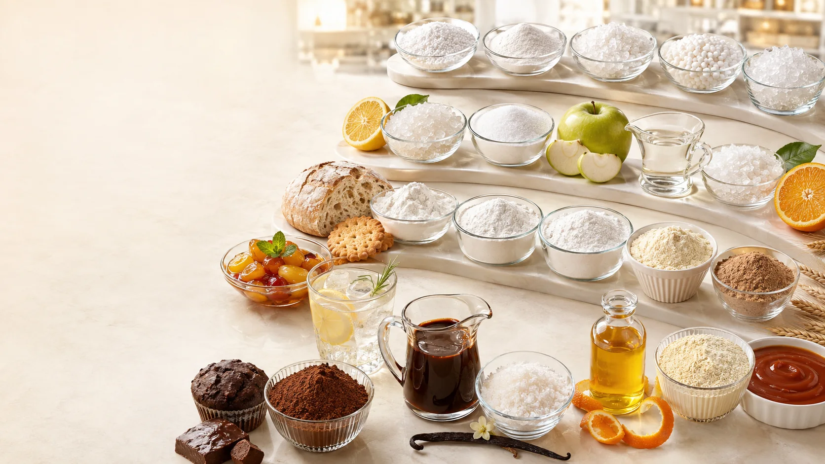 Food Additives & Preservatives ingredients for commercial production