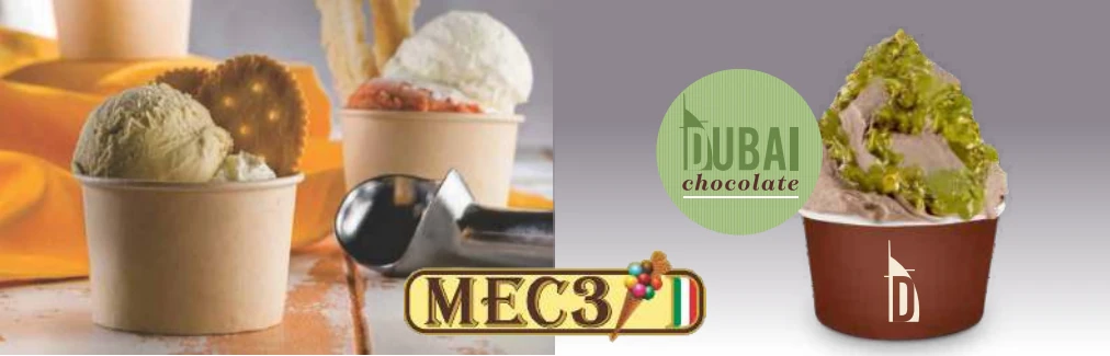 MEC3 artisan gelato range