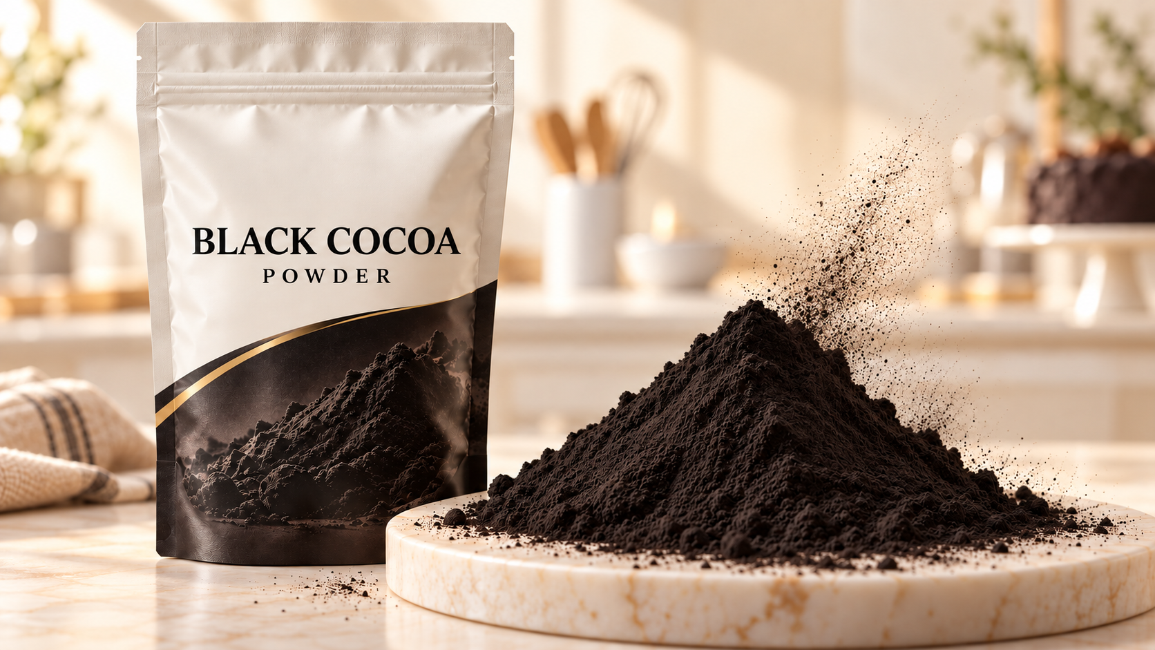 Black Cocoa Powder for commercial food production