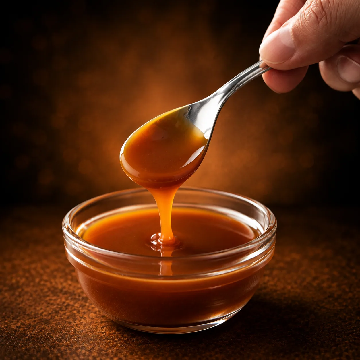 Caramel for commercial food production