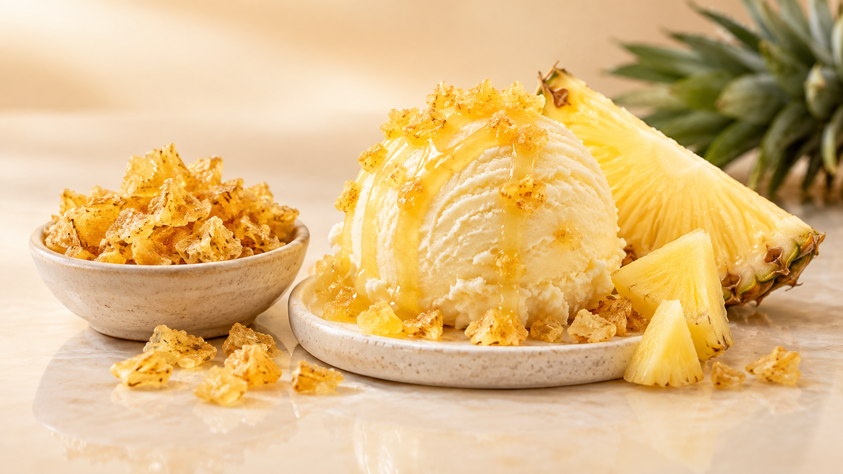 Pineapple Crispy for commercial food production