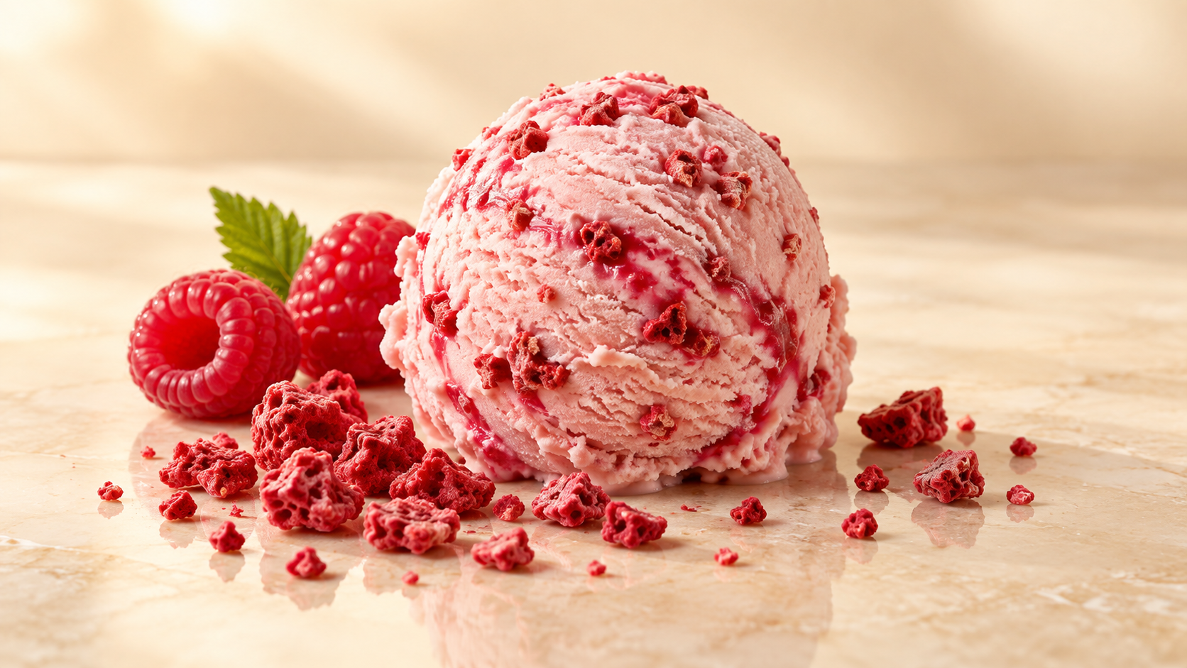 Raspberry Crispy for commercial food production