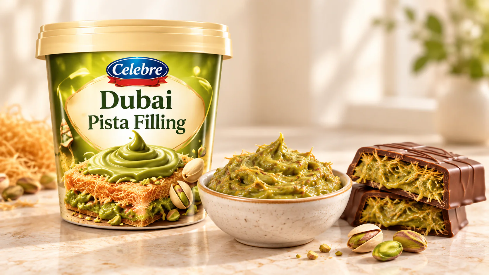Dubai Pista Filling for commercial food production