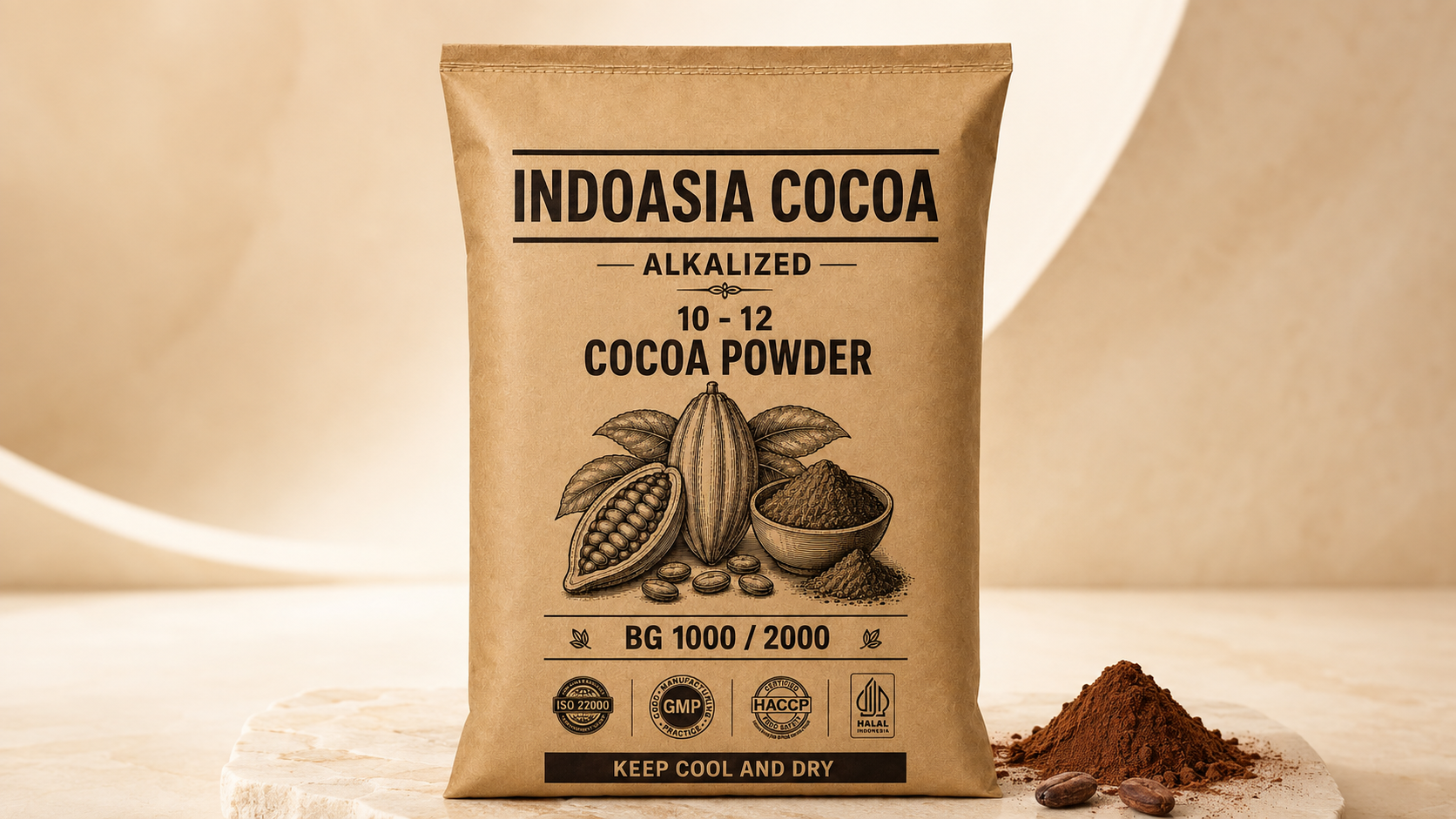 Indonesia cocoa powder - BG 1000/2000 for commercial food production