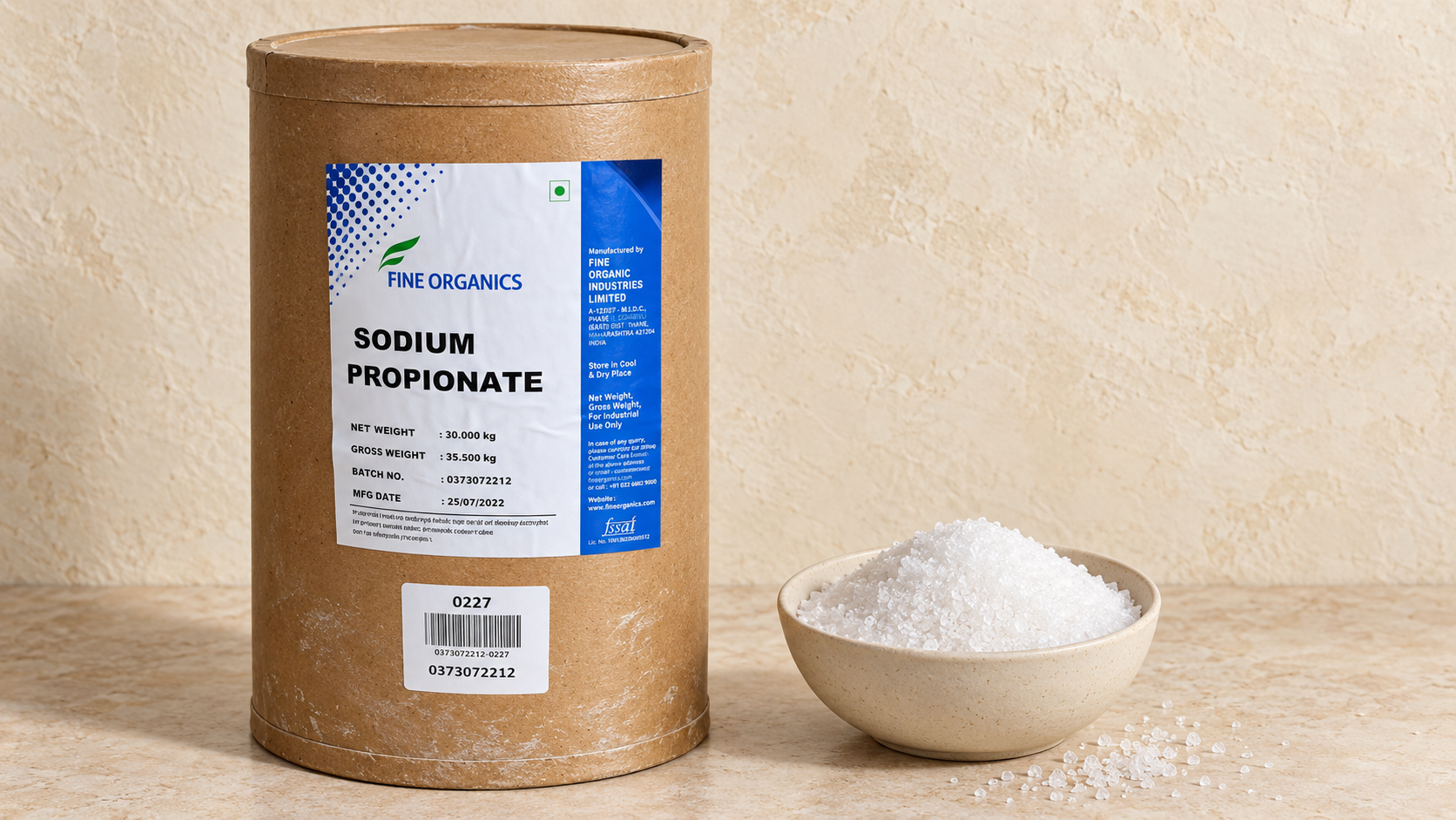 Sodium Propionate for commercial food production