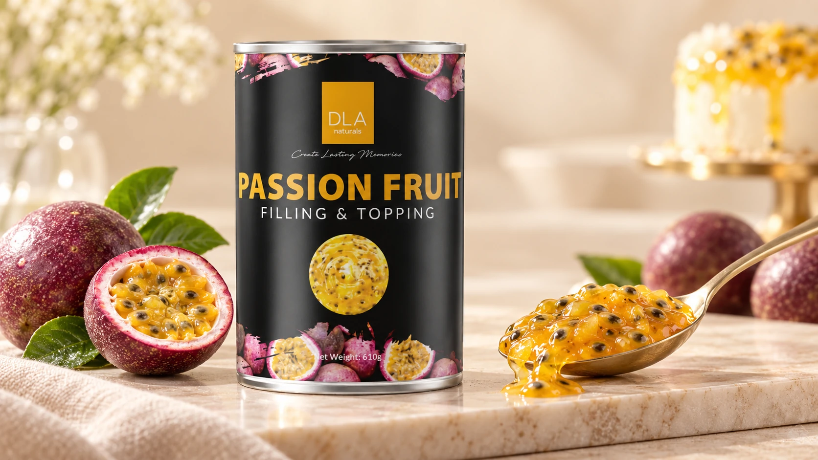 Passion Fruit Filling for commercial food production