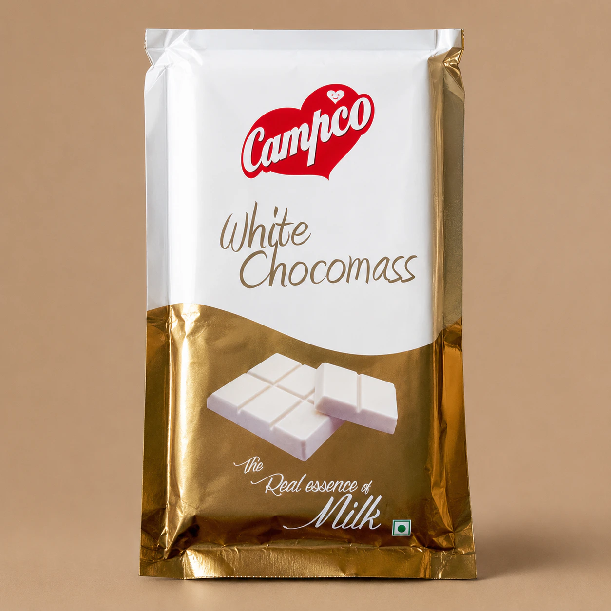 White Chocomass for commercial food production